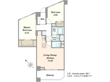 【東京都/世田谷区野沢】学芸大ダイヤモンドマンション 間取り図
