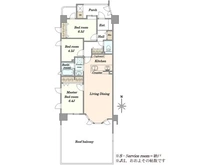 【東京都/目黒区目黒本町】ダイアパレス学芸大学II 間取り図