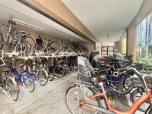 【東京都/新宿区原町】クリオ早稲田壱番館 駐輪場