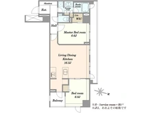 【東京都/世田谷区三軒茶屋】パークホームズ三軒茶屋アーバンレジデンス 間取り図