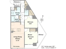 【東京都/目黒区中央町】フェニシア学芸大学 間取り図