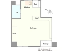【東京都/目黒区下目黒】マンションVIP目黒 間取り図