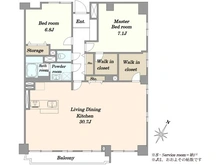 【東京都/目黒区碑文谷】キャッスル共進マンション 間取り図