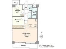 【東京都/大田区西蒲田】藤和西蒲田コープ 間取り図