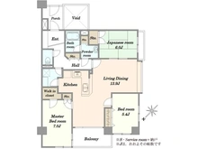 【東京都/目黒区祐天寺】コートヤード祐天寺 間取り図
