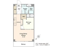 【東京都/渋谷区猿楽町】秀和代官山レジデンス 間取り図
