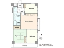 【東京都/中野区江古田】ドムール江古田 間取り図