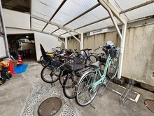 【東京都/目黒区鷹番】学芸大スカイマンション 駐輪場