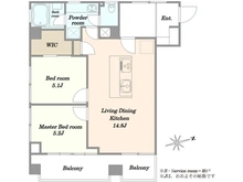 【東京都/荒川区西尾久】エル・アルカサル尾久 間取り図