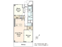 【東京都/目黒区碑文谷】キャッスル共進マンション 間取り図