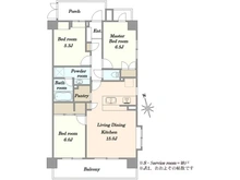 【東京都/江戸川区船堀】セザール第二船堀 間取り図