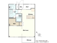 【東京都/世田谷区下馬】祐天寺コーポラス 間取り図