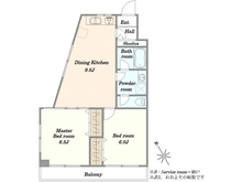 【東京都/世田谷区下馬】マンション祐天寺 間取り図