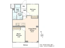 【東京都/世田谷区成城】キャッスルマンション成城学園 間取り図