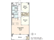 【東京都/目黒区中央町】東建マンション学芸大 間取り図