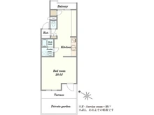 【東京都/目黒区柿の木坂】コーラルハイツ柿の木坂 間取り図