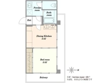 【東京都/世田谷区奥沢】自由ケ丘第三コーポ 間取り図