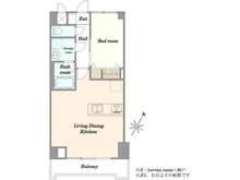 【東京都/世田谷区太子堂】藤和三軒茶屋コープ 間取り図