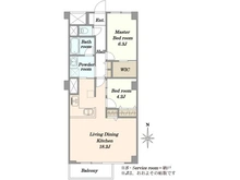 【東京都/世田谷区三宿】世田谷三宿マンション 間取り図