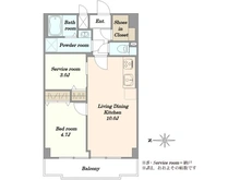 【東京都/荒川区東日暮里】日暮里ダイヤモンドマンション 間取り図