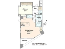 【東京都/目黒区目黒本町】ライオンズシティ学芸大学 間取り図