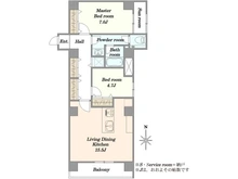 【東京都/品川区戸越】戸越公園マンション 間取り図