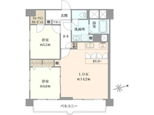 【東京都/板橋区西台】三田高島平第三コーポ 間取り図