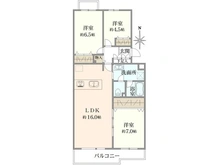【東京都/練馬区光が丘】光が丘パークタウンゆりの木通り南 2号棟 間取り図