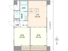 【東京都/練馬区豊玉北】サンハイツ豊玉 間取り図