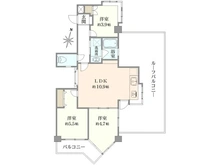 【東京都/板橋区坂下】キャニオンマンション蓮根城北公園 間取り図
