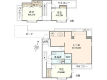【東京都/練馬区石神井町】キャナル石神井公園 間取り図