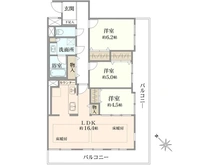 【東京都/文京区千石】ボヌール千石 間取り図