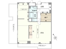 【東京都/板橋区前野町】常盤台パークハイツ 間取り図