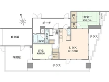 【東京都/練馬区中村北】レーベンリヴァーレ中村橋エターリア 間取り図