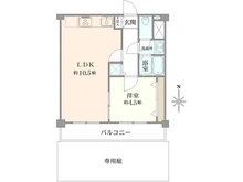 【東京都/西東京市谷戸町】ひばりヶ丘ハイツ A棟 間取り図