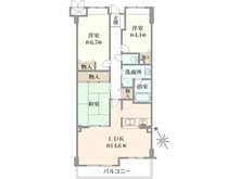 【東京都/中野区鷺宮】ライオンズステージ鷺ノ宮パラッツォ 間取り図