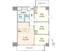 【東京都/練馬区練馬】藤和シティスクエア練馬 間取り図