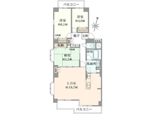 【東京都/練馬区氷川台】氷川台ハイム 間取り図