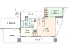 【東京都/練馬区中村北】レーベンリヴァーレ中村橋エターリア 間取り図
