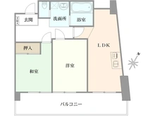 【埼玉県/和光市中央】レーヴTAKEDA和光 間取り図