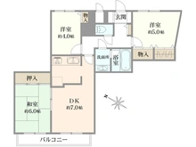 【東京都/練馬区石神井台】ヴェルティ石神井公園 間取り図