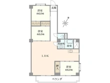 【東京都/練馬区羽沢】パシフィック江古田マンション 間取り図