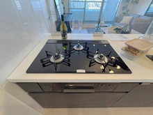 【東京都/練馬区豊玉北】ディアマークスキャピタルタワー キッチン：三口コンロ