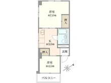 【東京都/杉並区西荻北】トガタ西荻コーポ 間取り図