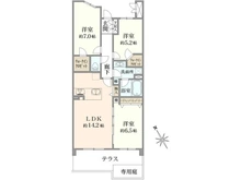 【東京都/練馬区氷川台】エンゼル氷川台コートI 間取り図