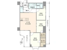 【東京都/練馬区平和台】ライオンズマンション平和台第3 間取り図