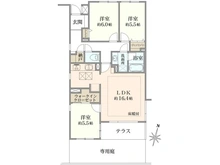 【東京都/練馬区平和台】平和台ガーデンハウス 間取り図