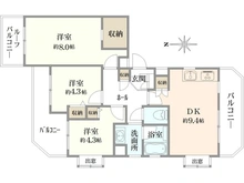 【東京都/練馬区中村】ライオンズマンション中村橋第二 間取り図