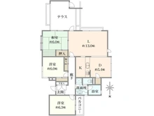 【東京都/中野区上鷺宮】ハイツ上鷺宮 間取り図