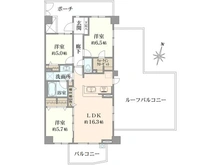 【東京都/練馬区中村北】パークハウス中村橋コルニエ 間取り図